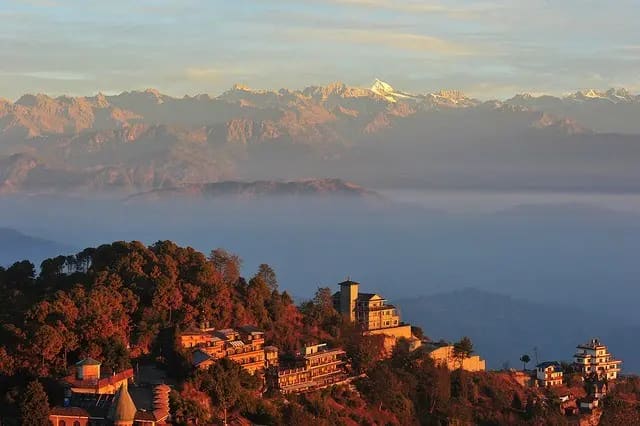 Himalaya view from Nagarkot