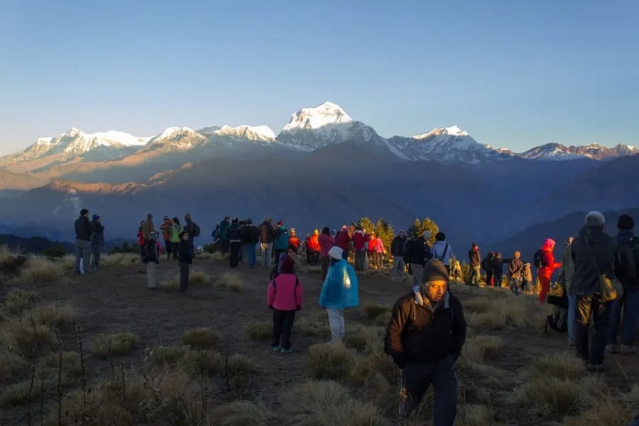 Poon Hill sunrise in October