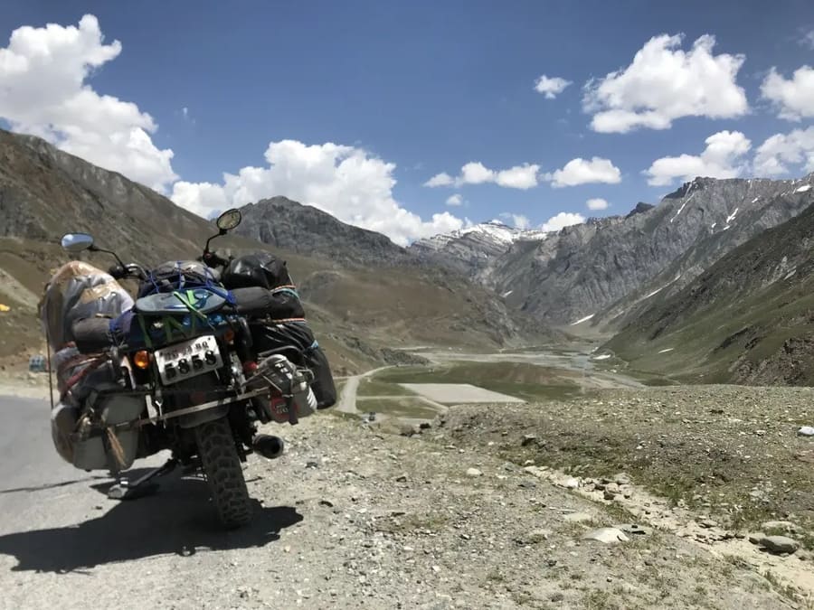 Motorcycle tour in remote Nepal