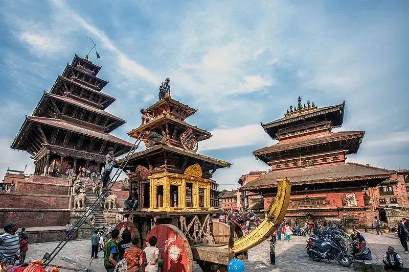 Chariot in Bisket Jatra