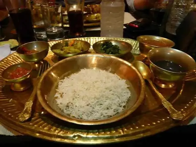 Typical Nepali cuisine