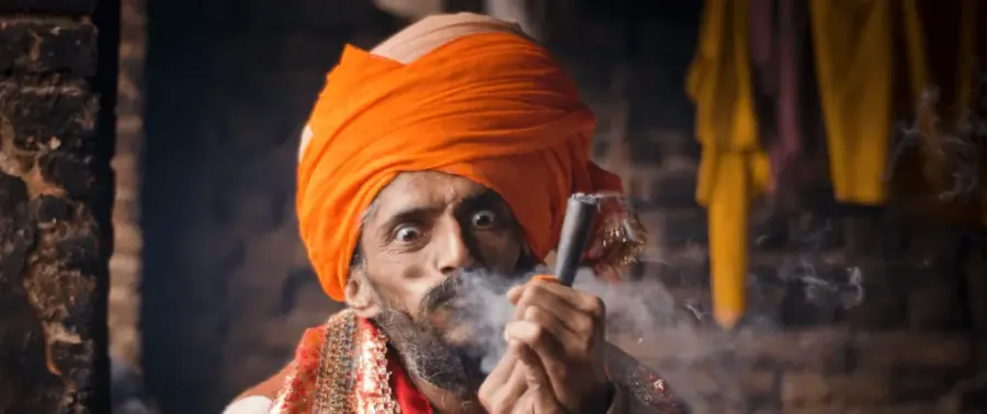 Sadhus at Pashupatinath during Maha Shivaratri