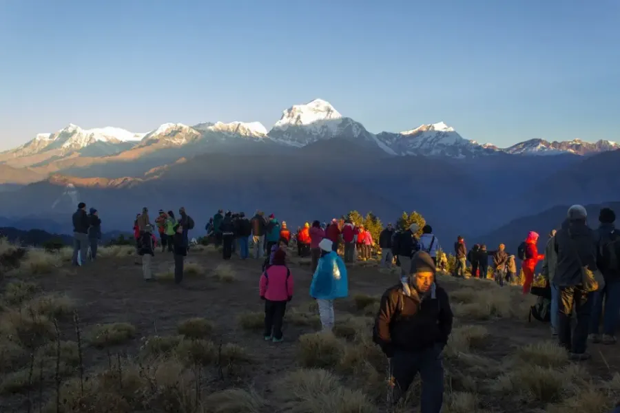 Poon Hill sunrise in October