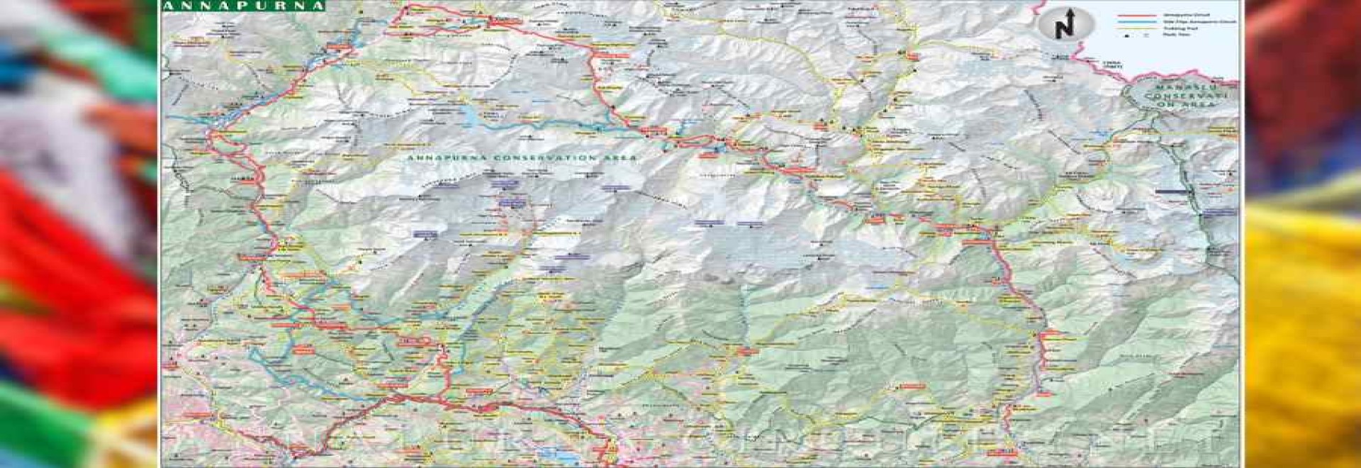 Annapurna Circuit Trek Map