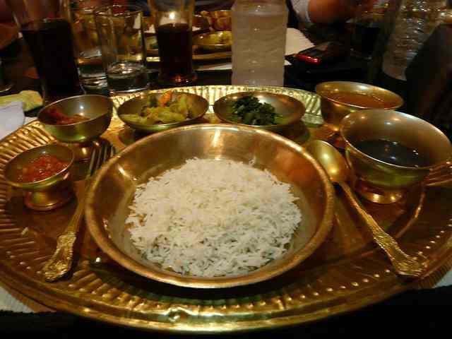 Typical Nepali cuisine