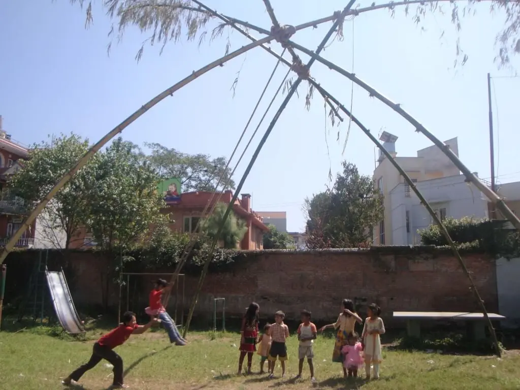 Dashain tika blessing in Nepal