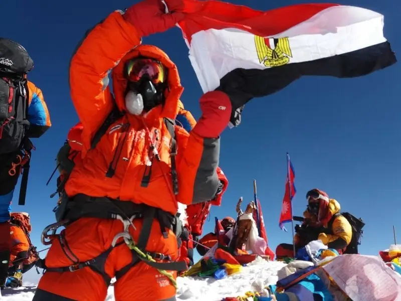 Egyptians at the top of the world