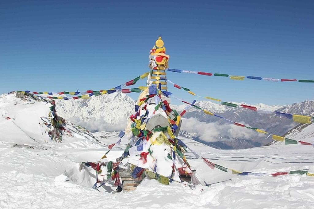 Skiing in Muktinath