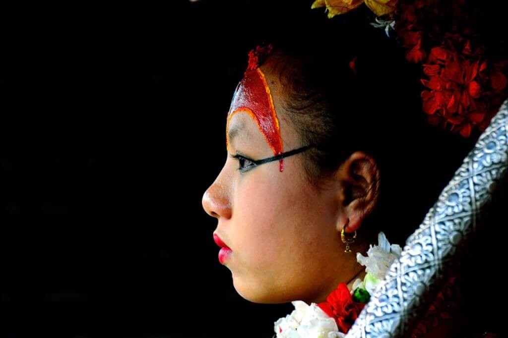 Living goddess Kumari