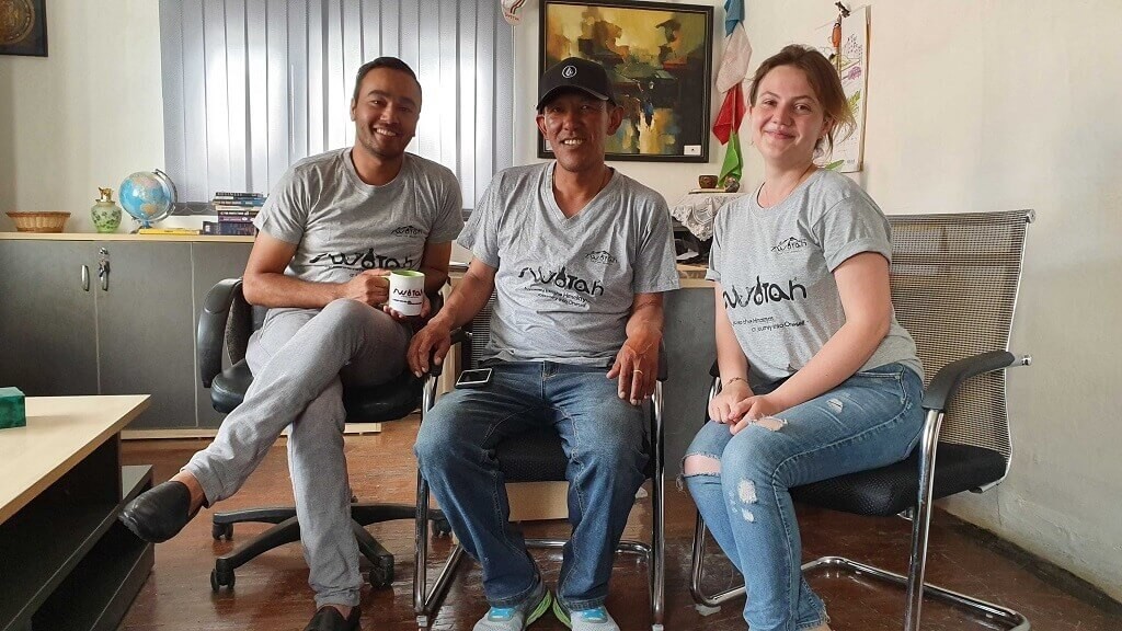 Padawa with Swotah's MD and partnership manager