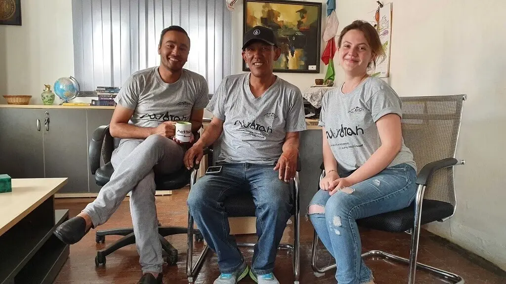 Padawa with Swotah's MD and partnership manager