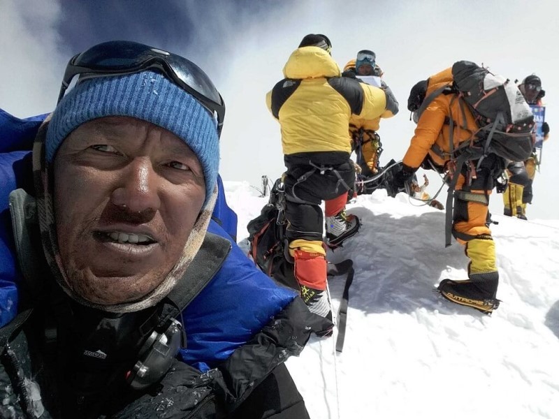 Summitting Everest