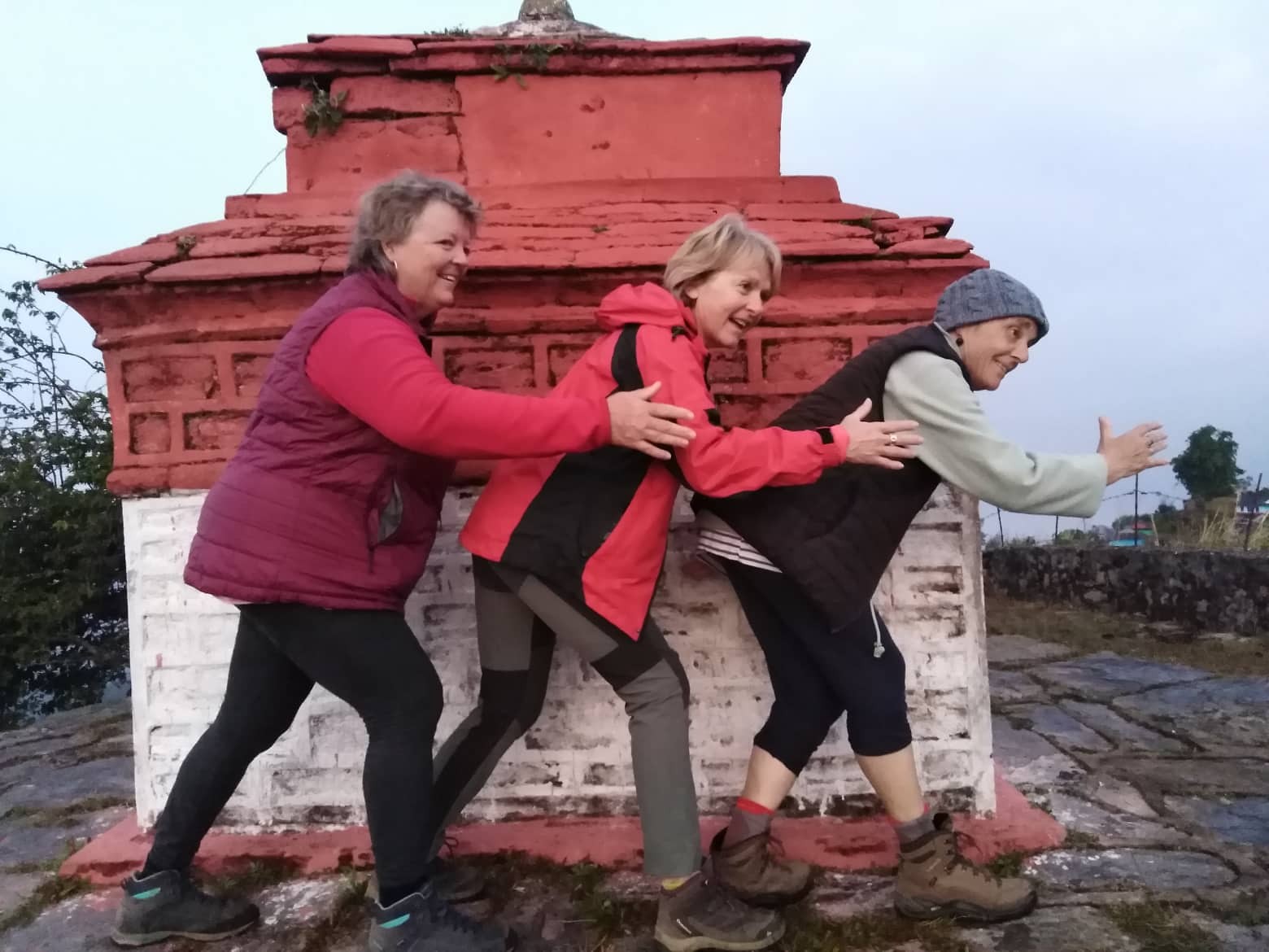 Tourists in Kolma Kot