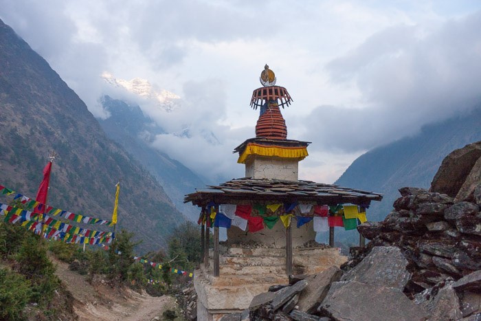 Stupa at Lower Manaslu Trek